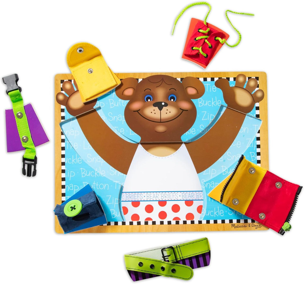 Melissa And Doug - Basic Skills Board- 6 Pieces