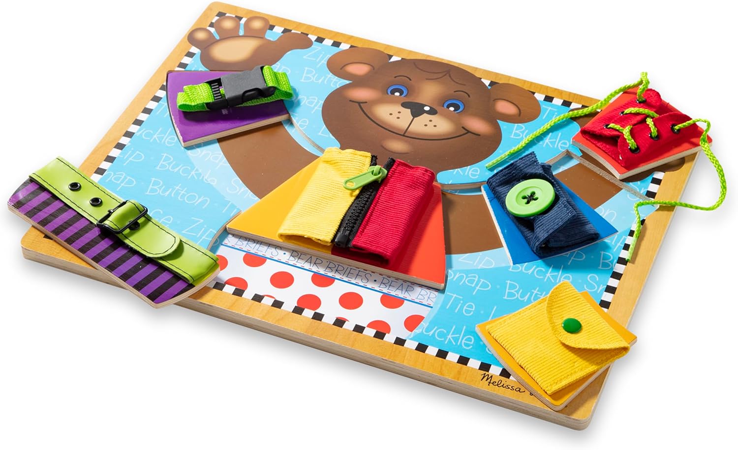 Melissa And Doug - Basic Skills Board- 6 Pieces