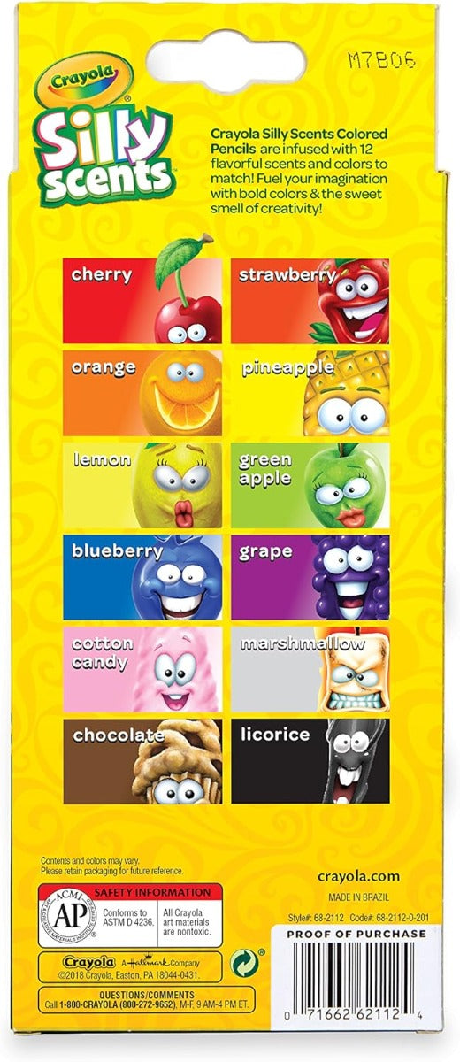 Crayola - 12Ct. Silly Scents Colored Pencils