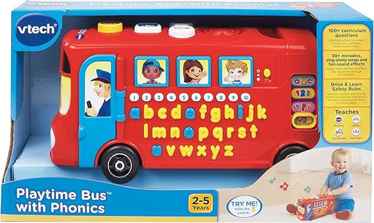 V-TECH PLAYTIME BUS WITH PHONICS