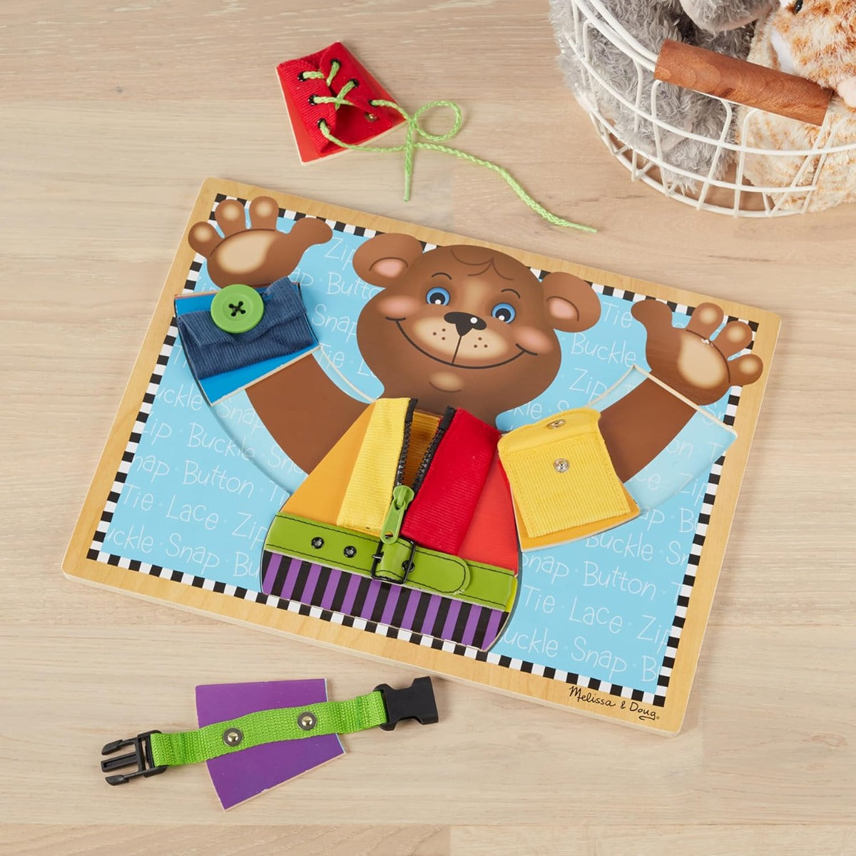 Melissa And Doug - Basic Skills Board- 6 Pieces