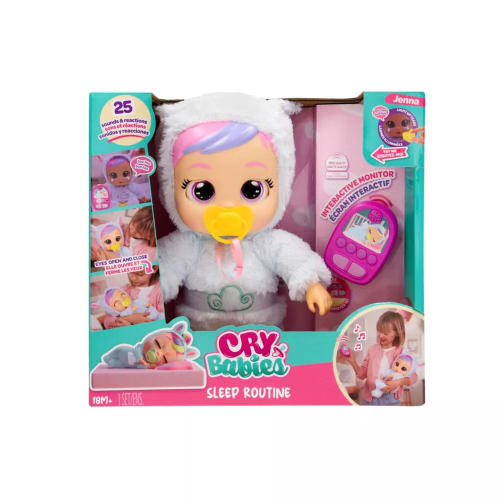 CRY BABIES JENNAS SLEEP ROUTINE BABY DOLL