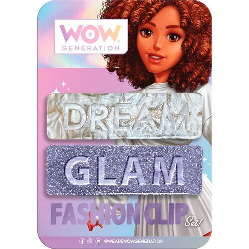 Wow Generation - Hair Clips With Message