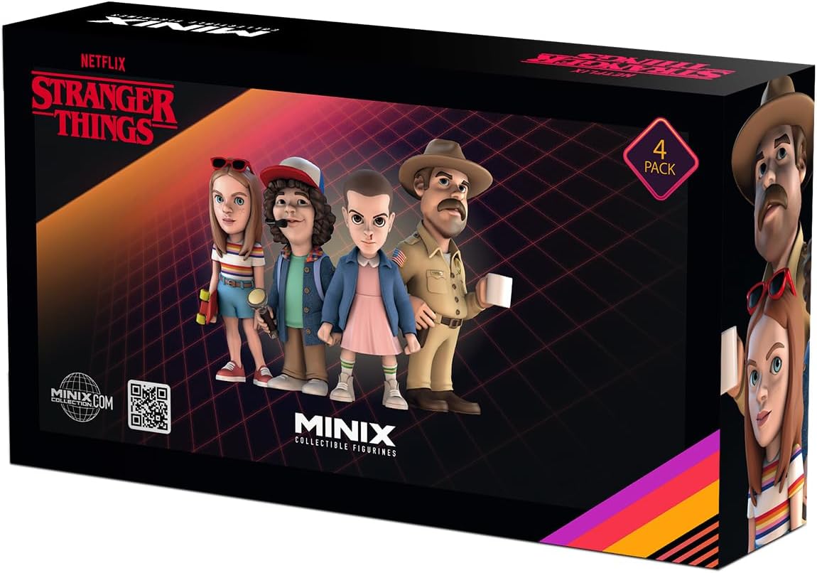 مجموعة MINIX سترنجر ثينجز 4 شخصيات – هدية المقتنين المميزة
