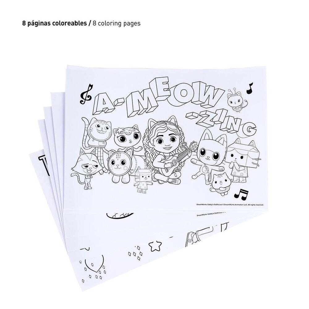 Gabbys Dollhouse Stationery Set