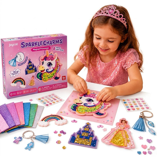 Sparkle Charms Keychain Craft Kit – DIY Toy for Kids