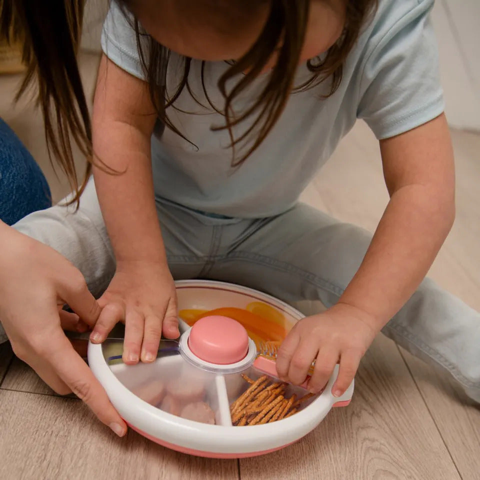 Gobe - Large Snack Spinner - Coral