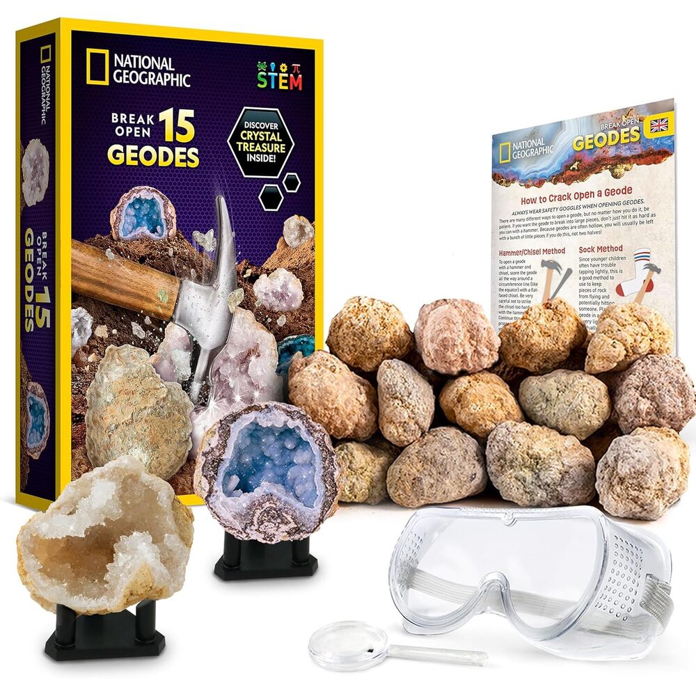 Jmw Sales - National Geographic Break Open 15 Geodes