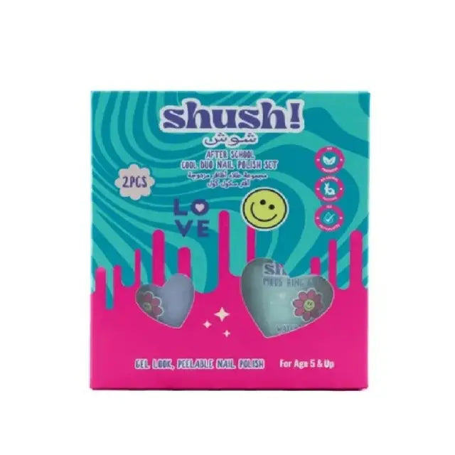 SHUSH AFTER SCHOOL COOL DUO NAIL POLISH SET (2 PCS)