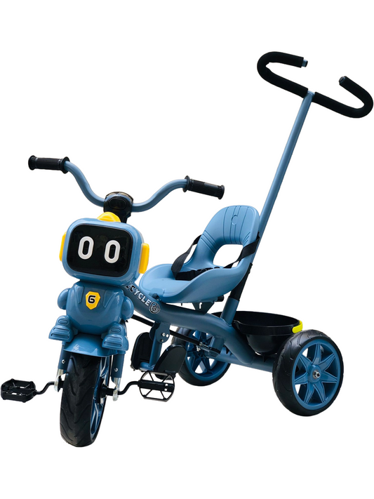 TOBBI KIDS TRICYCLE WITH LIGHT AND SOUND - BLUE Color