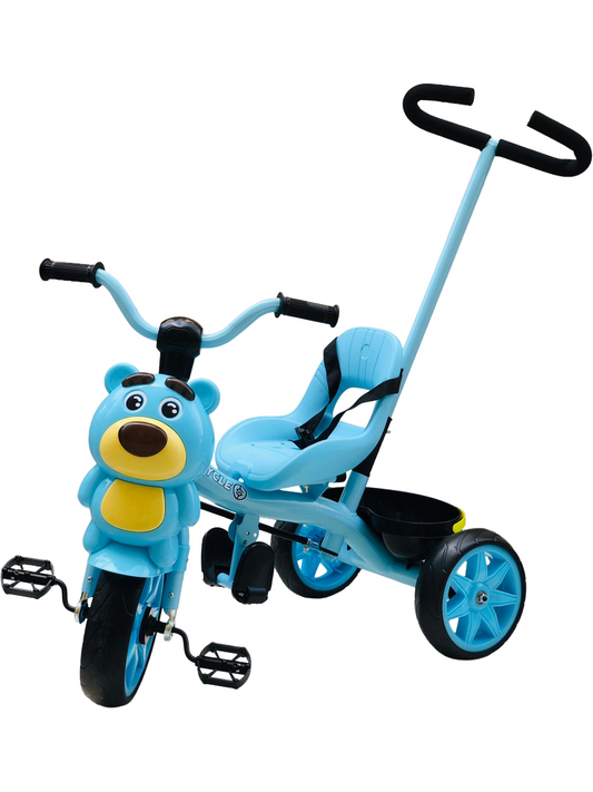 TOBBI KIDS TRICYCLE WITH SOUND AND LIGHT -BLUE