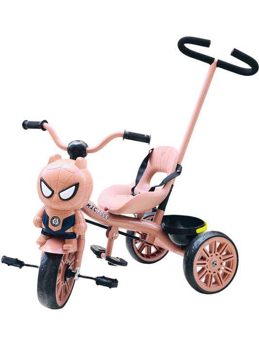TOBBI KIDS TRICYCLE WITH LIGHT AND SOUND-PINK