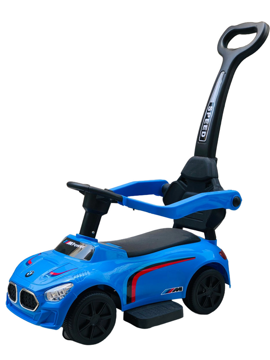 TOBBI KIDS RIDE ON PUSHING CAR WITH LIGHT AND MUSIC - BLUE COLOR