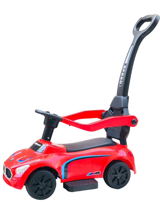 TOBBI KIDS RIDE ON PUSHING CAR WITH MUSIC AND LIGHT - RED