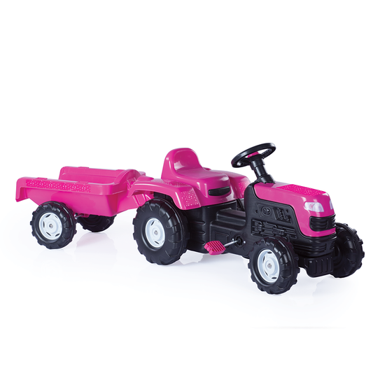 Unicorn Tractor with Pedal Trailer