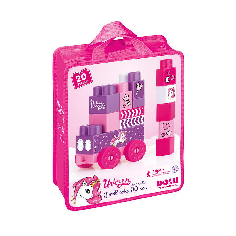 Dolu - Unicorn Mega Blocks 20 Pcs In Bag