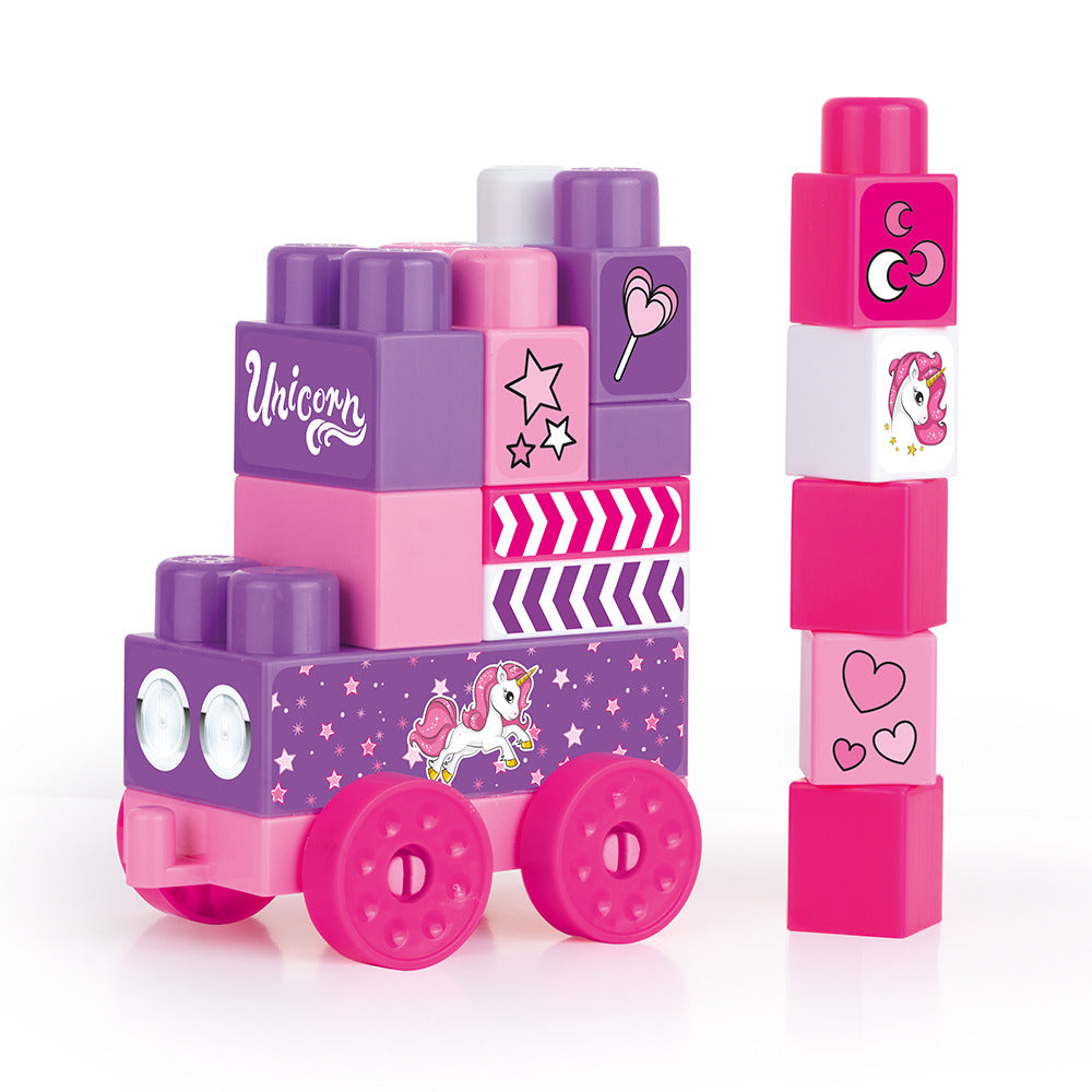 Dolu - Unicorn Mega Blocks 20 Pcs In Bag