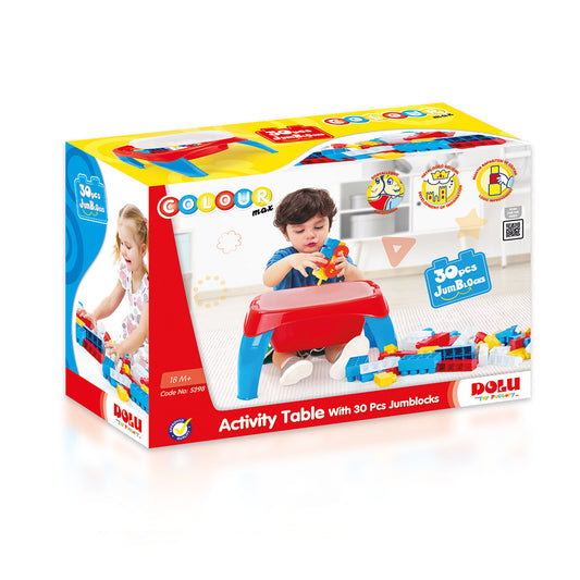 Dolu - Activity Table With Jumblocks - 30 Pieces
