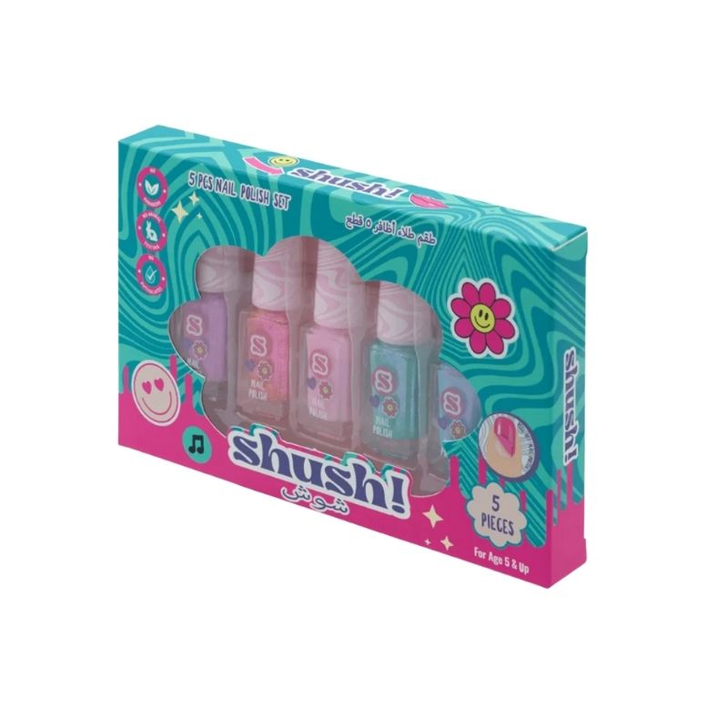 5-Piece Kids' Peel-Off Nail Polish Set