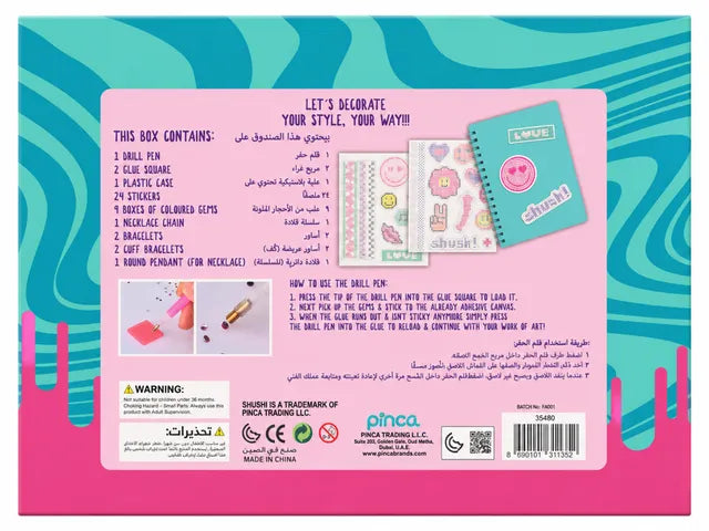 SHUSH! CRYSTALLIZE ART SET