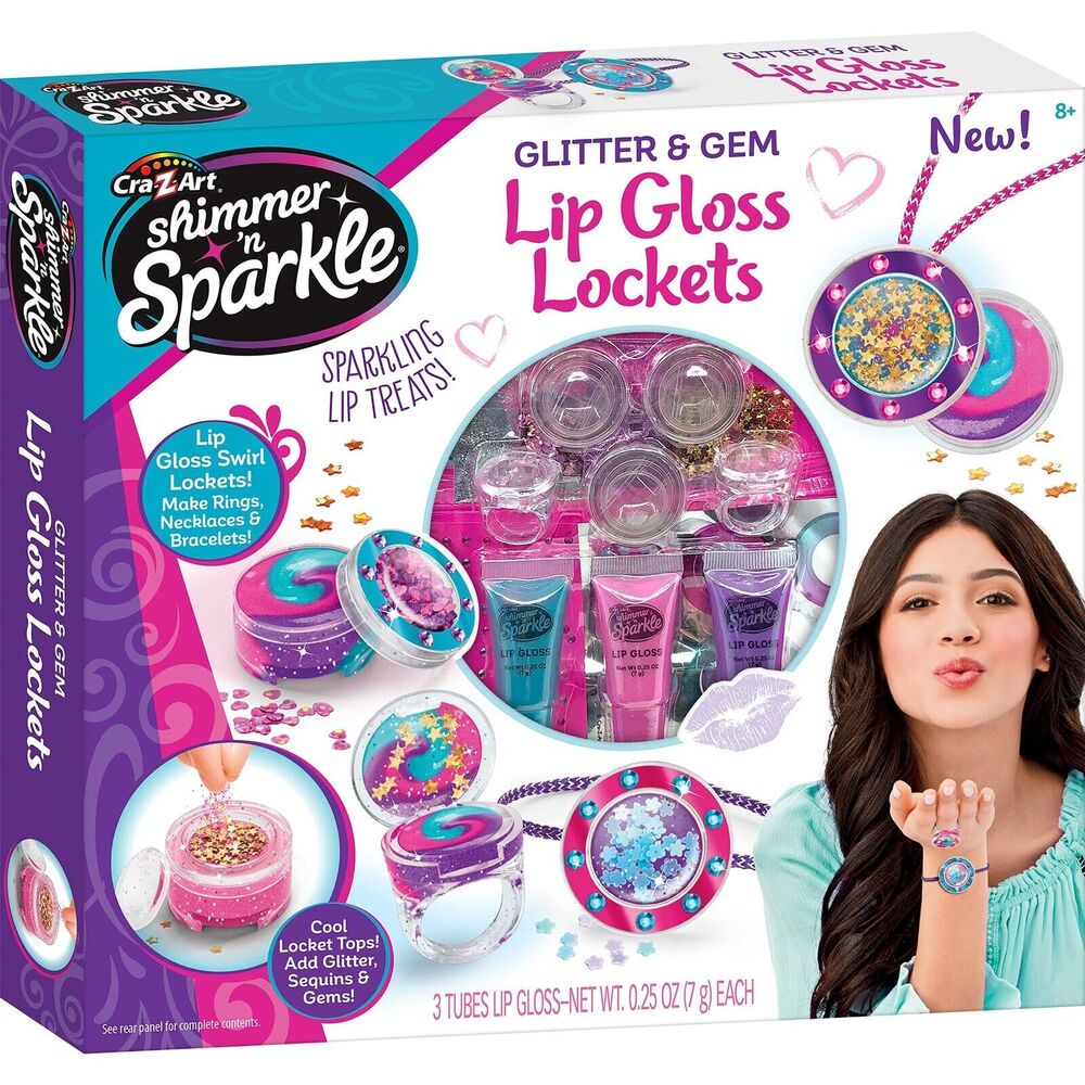 Glitter And Gem Lip Gloss Locket