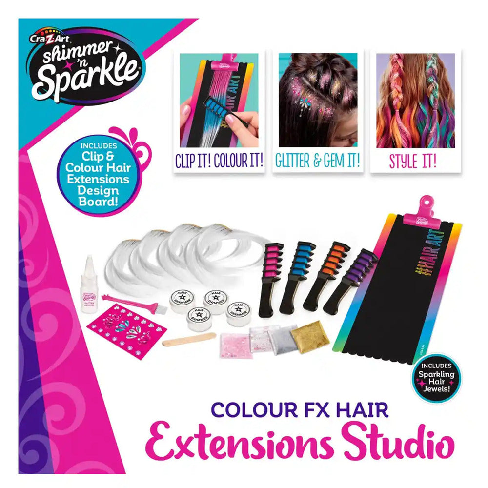Shimmer and Sparkle - Color Fx Hair Extension Studio