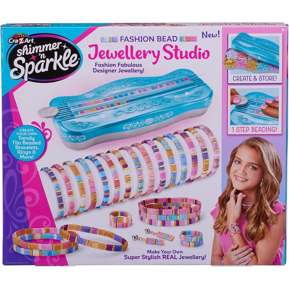 Cra-Z-Art - Dots And Dashes Tila Bead Bracelet Studio