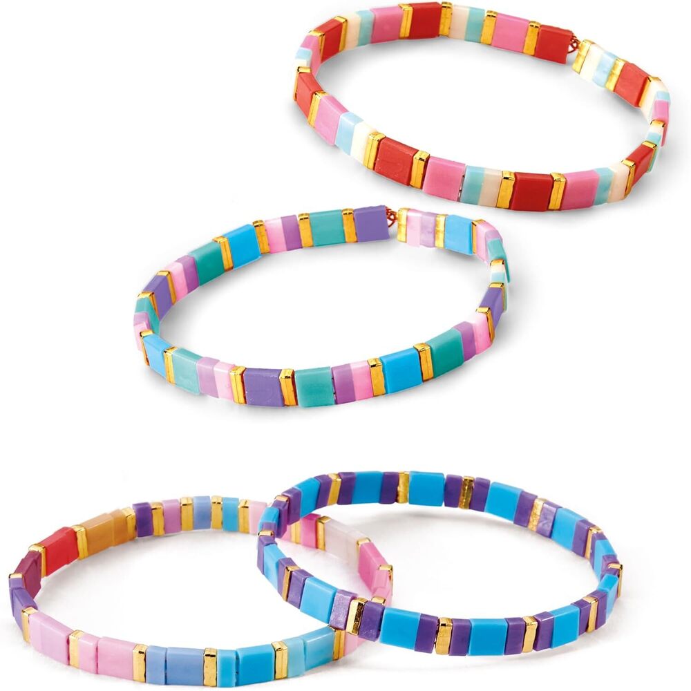 Cra-Z-Art - Dots And Dashes Tila Bead Bracelet Studio
