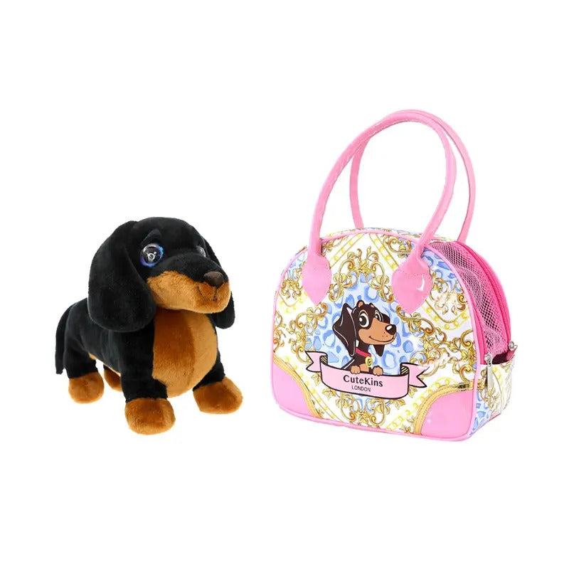 Funville - Daschund Puppy With Carry Case