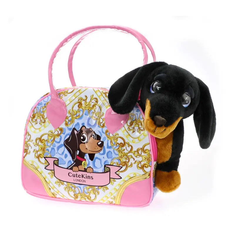 Funville - Daschund Puppy With Carry Case
