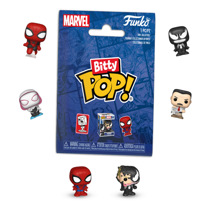 FUNKO BITTY POP MARVEL- SPIDERMAN - 1 PC - ASSORTED