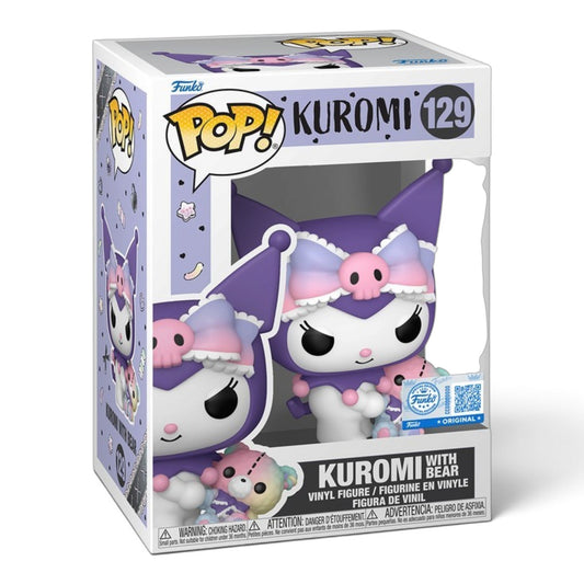 FUNKO POP:-SANRIO- KUROMI WITH BEAR (EXC)