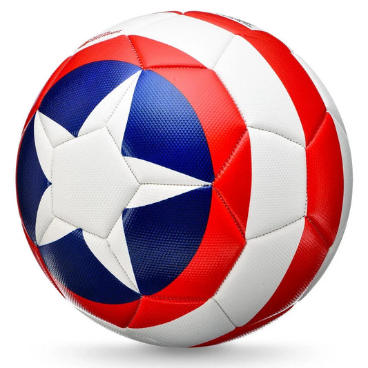 Marvel Avengers Captain America Stripes Football â€“ Special Edition