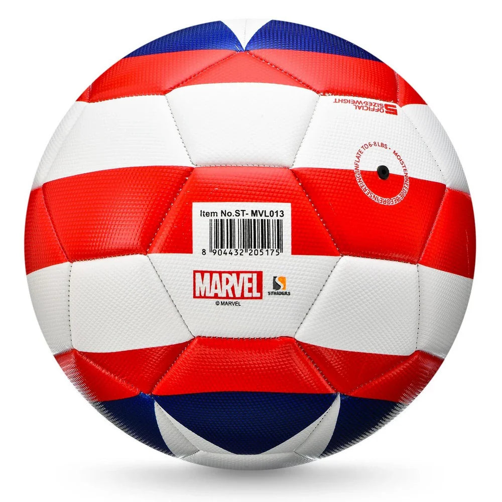 Marvel Avengers Captain America Stripes Football â€“ Special Edition