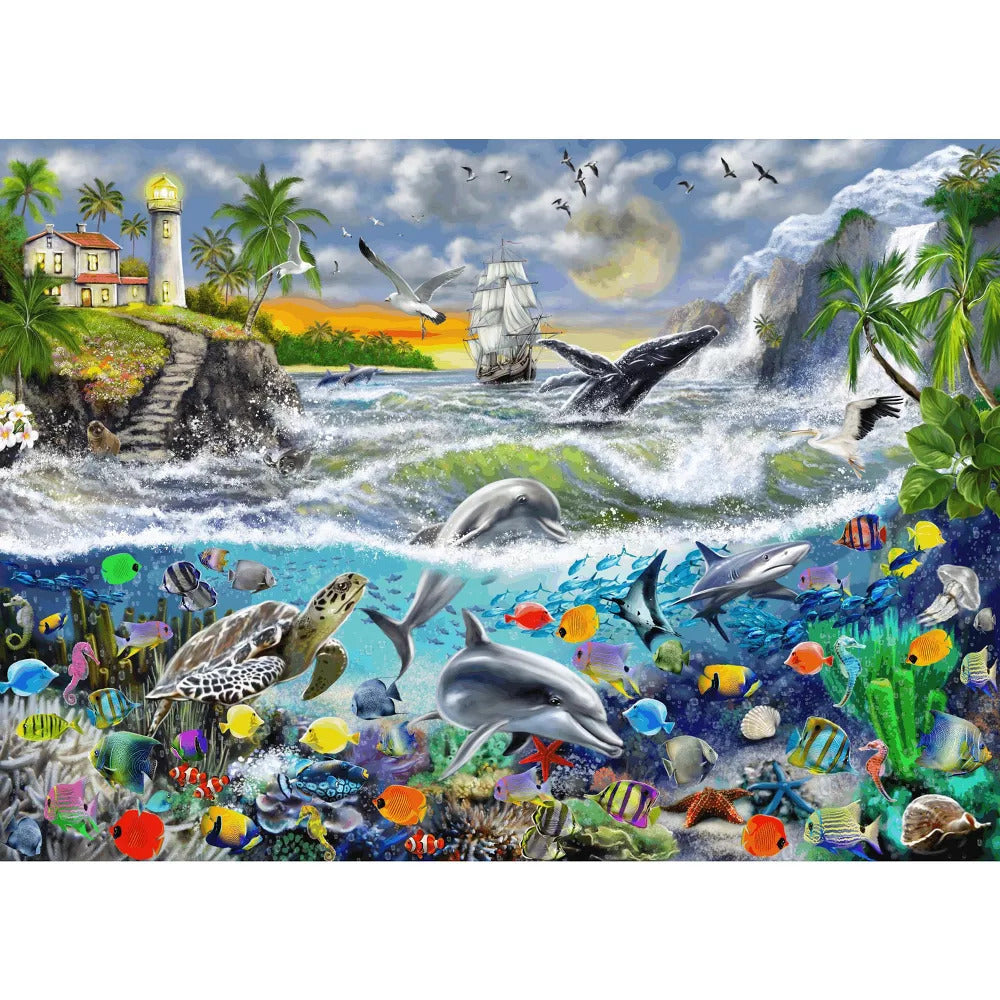 Brain Tree - Aquatic Island Puzzle - 1000 Pcs