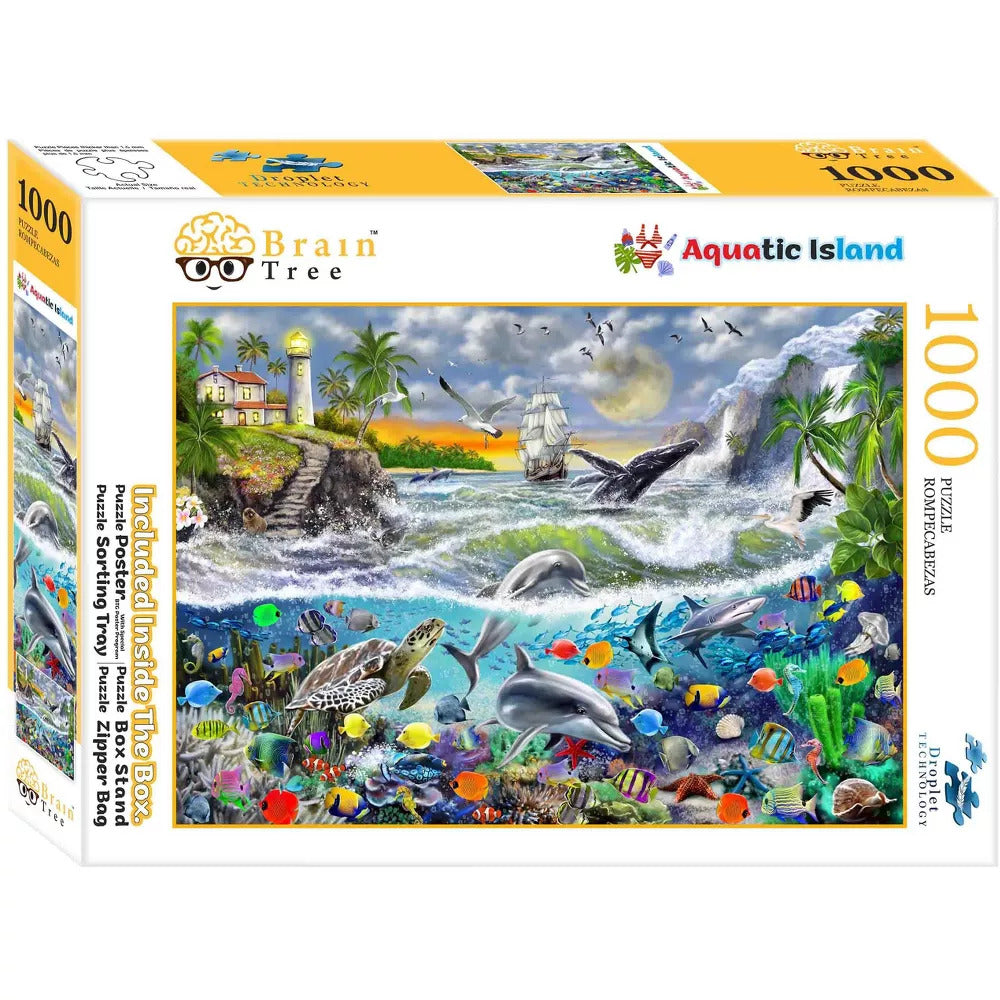 Brain Tree - Aquatic Island Puzzle - 1000 Pcs