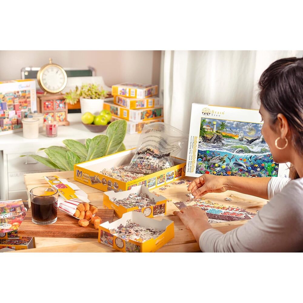 Brain Tree - Aquatic Island Puzzle - 1000 Pcs