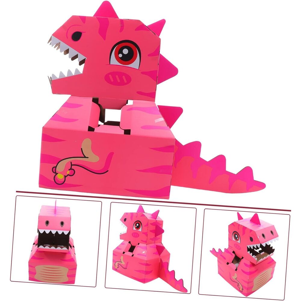 Paper Dinosaur Animal - Pink