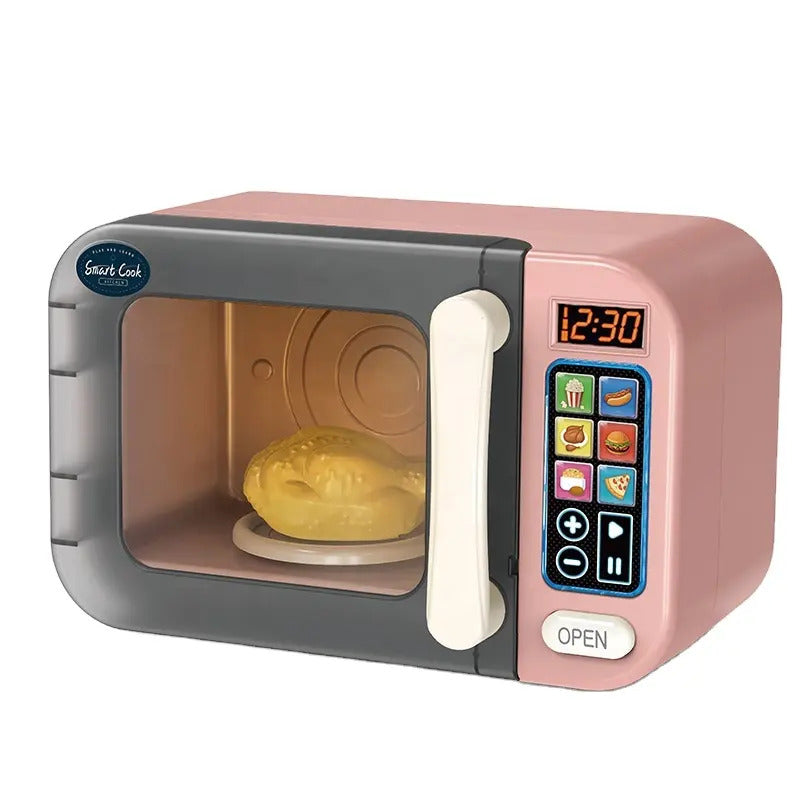 Wemzy - Smart Cook Touch Screen Color - Changing Microwave Oven With Turkey