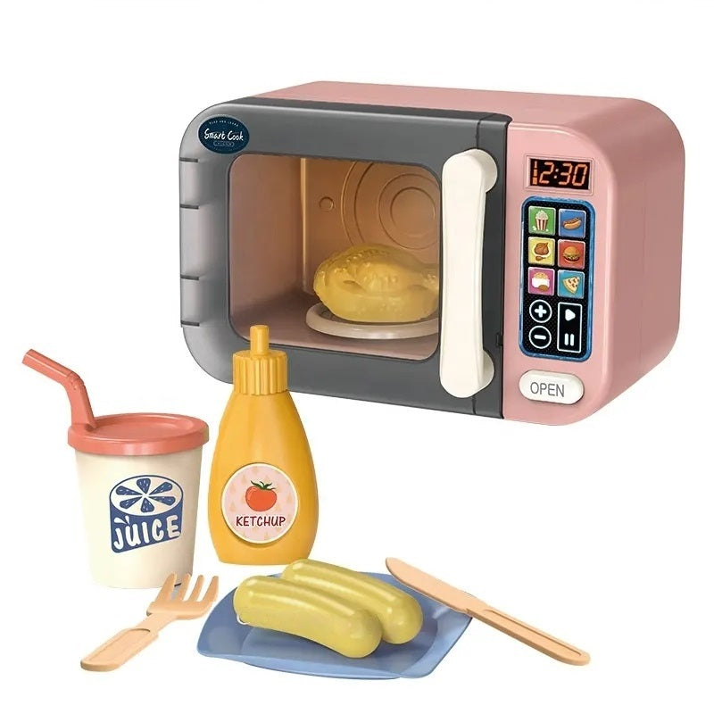 Wemzy - Smart Cook Touch Screen Color - Changing Microwave Oven With Turkey