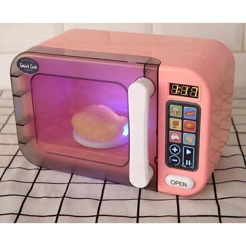 Wemzy - Smart Cook Touch Screen Color - Changing Microwave Oven With Turkey