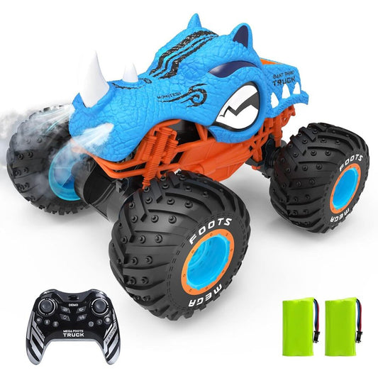 Runion - Spray Stunt Rhino Warrior Car With Gyroscope 1:10 - Blue