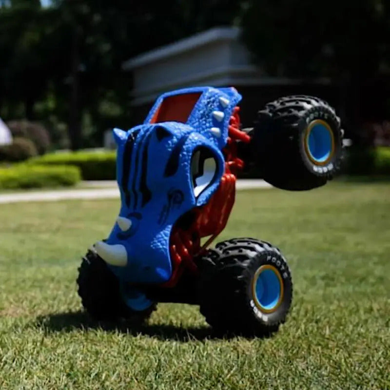 Runion - Spray Stunt Rhino Warrior Car With Gyroscope 1:10 - Blue