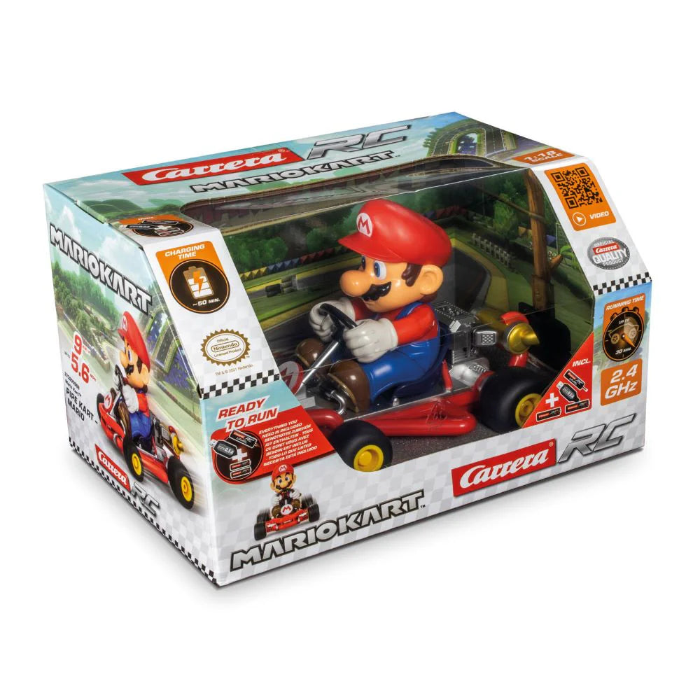 Carrera RC Mario Kart Pipe Kart - 1:18 Scale (Mario)