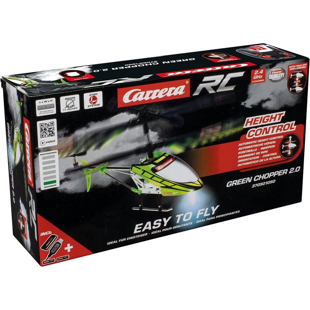Carrera - Rc Helicopter - Green