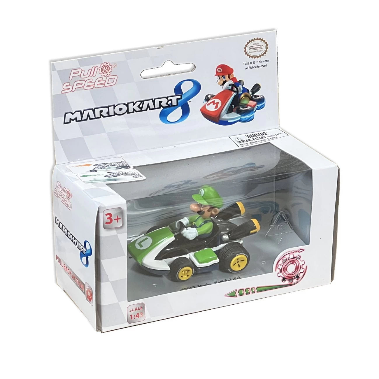 Carrera Nintendo Pull & Speed Mario Kart - Luigi