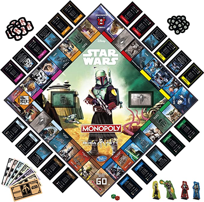 Hasbro Gaming - Monopoly Star Wars Boba Fett Edition