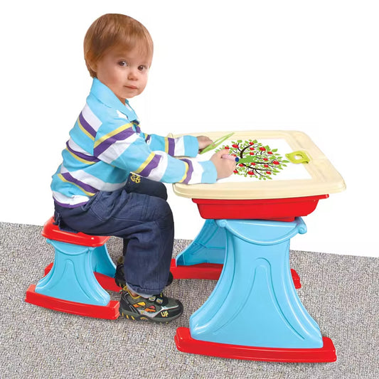 Learning Desk - Blue & Red