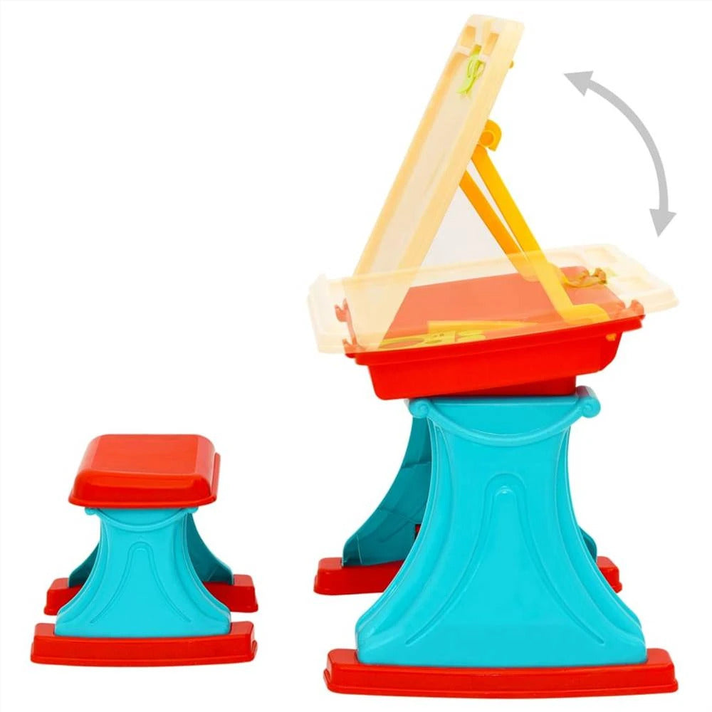 Learning Desk - Blue & Red