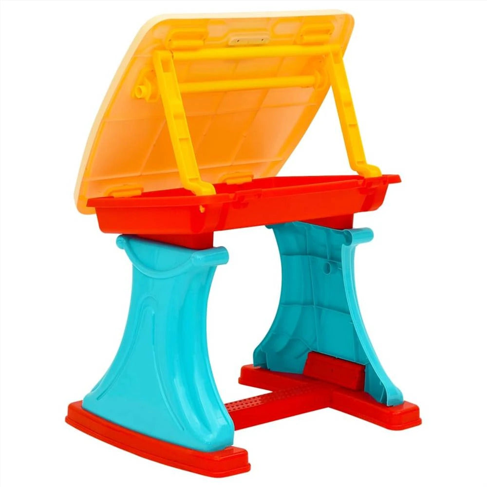 Learning Desk - Blue & Red